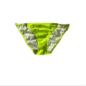 YELLOW Silver Victoria’s Secret Bikini Bottoms Size Small